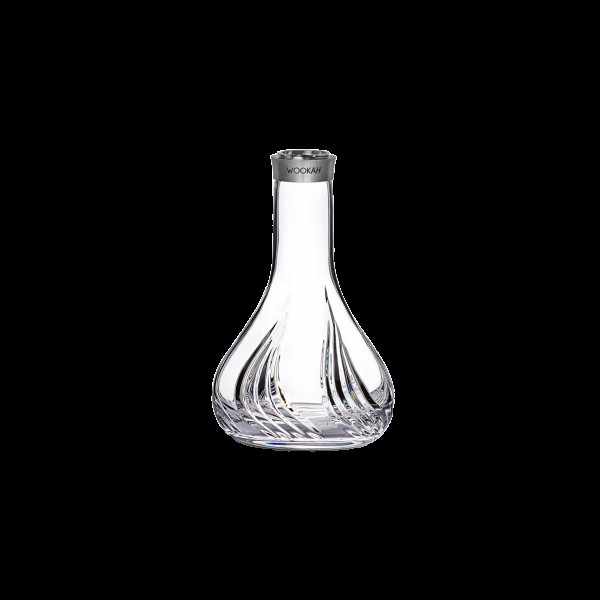 Wookah - Mastercut - Vase - Flames - Clear