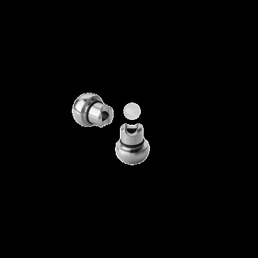 Wookah - Mini - Ventil - Edelstahl - Set