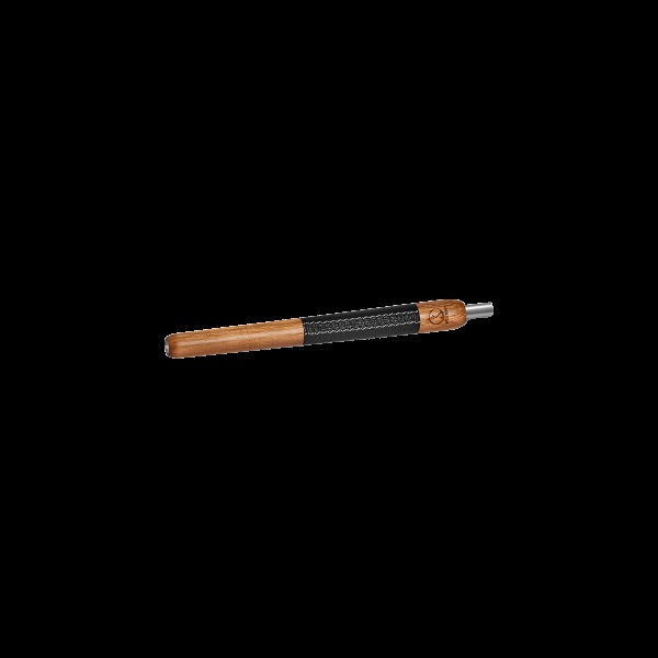 Wookah - Holzmundstück - Oak - Schwarz - Leder