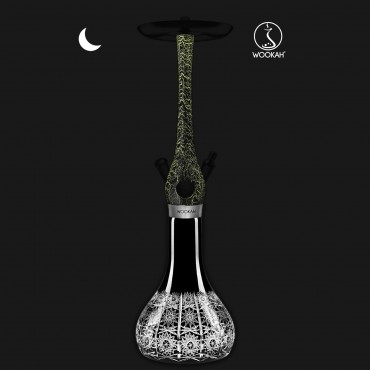 Wookah - Set - Lumi Red Body & Starry Night Bowl