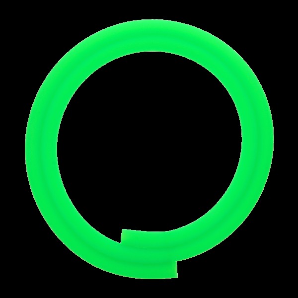 AO - Soft Touch - Silikonschlauch - Grün