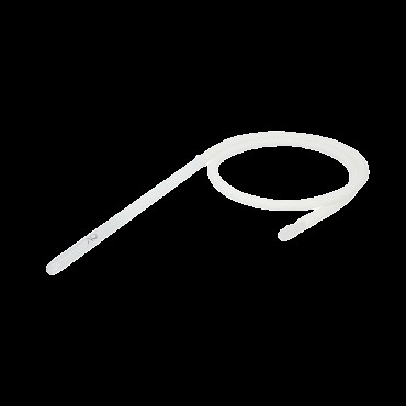 AO - Glasmundstück - Schlauchset - Colored - Round - Weiss