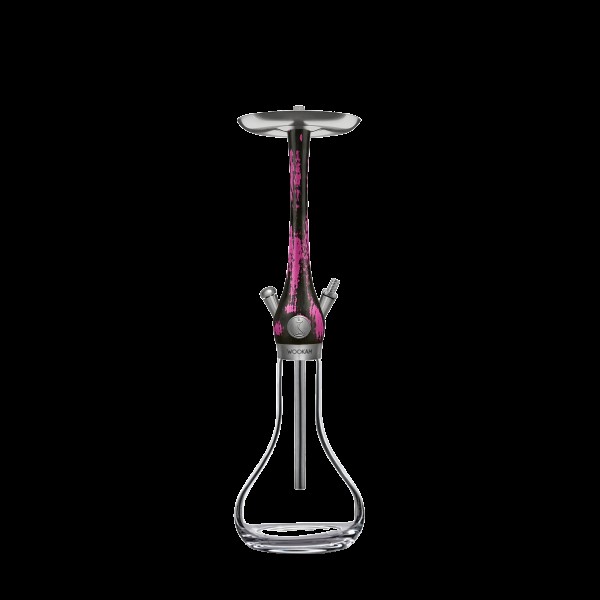 Wookah - Set - Black & Pink Body - Smooth Vase - Bundle