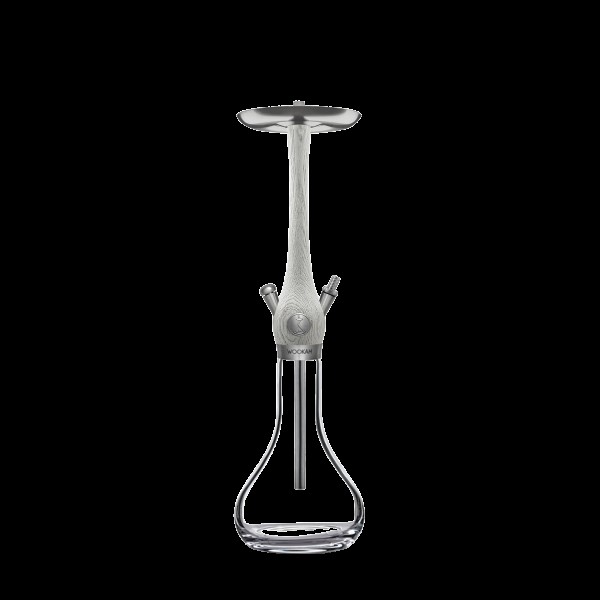 Wookah - Set - White Nox Body - Smooth Vase - Bundle