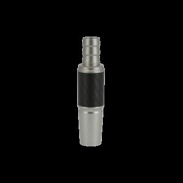 Invi - Schlauchanschluss - Alu - Carbon - 18/8 - Anthrazit