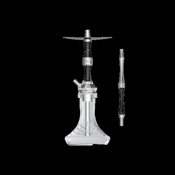 NZ Shisha | BUTTERFLY XS | silver-black-gold