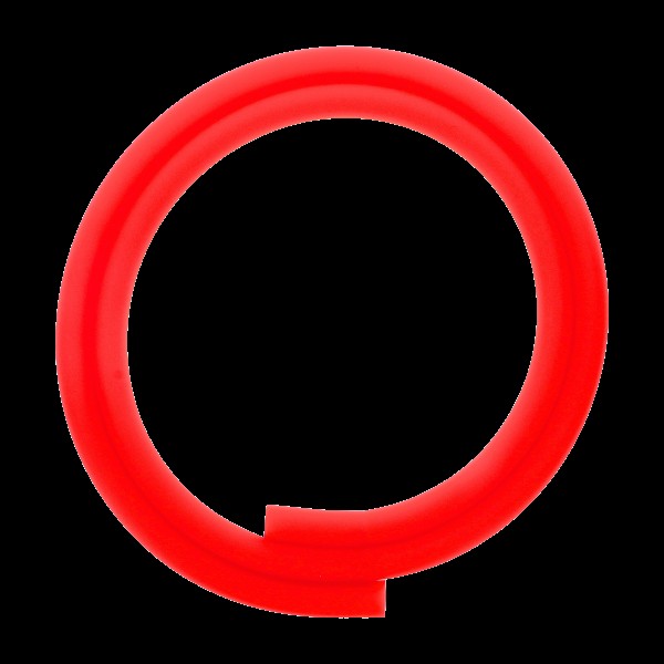 AO - Soft Touch - Silikonschlauch - Rot