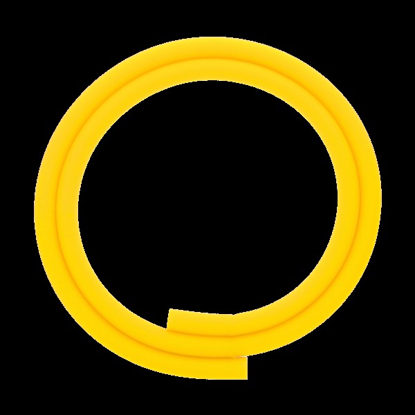 AO - Soft-Touch Silikonschlauch - Gelb
