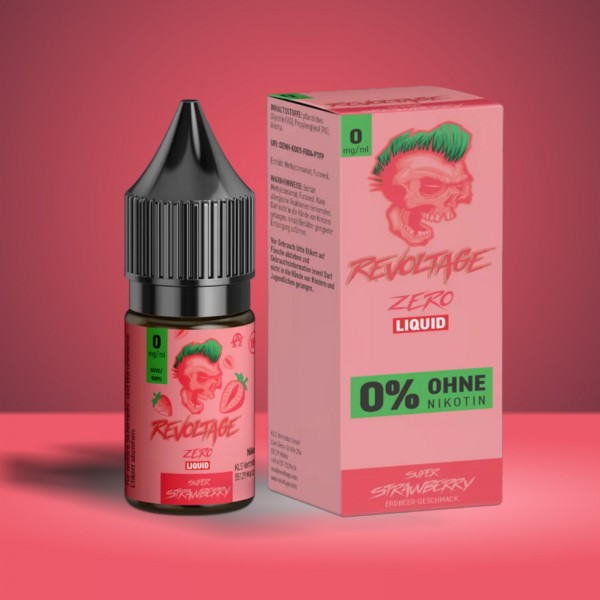 Revoltage - E-Liquid - Nikotinsalz - Super Strawberry - 10 ml - 0 mg
