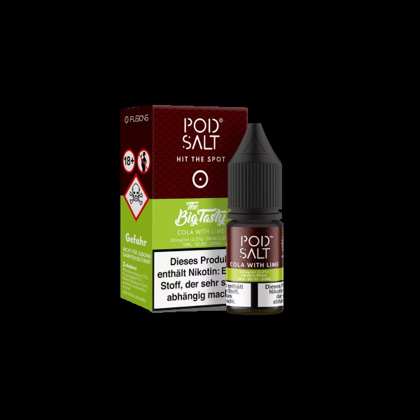 Pod Salt Fusion - E-Liquid - Nikotinsalz - Cola with Lime - 10 ml - 20 mg