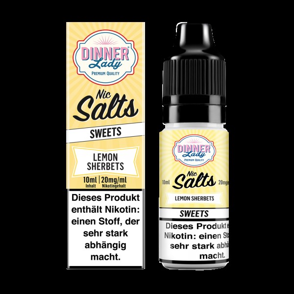 Dinner Lady - E-Liquid - Nikotinsalz - Lemon Sherbets - 10 ml - 20 mg