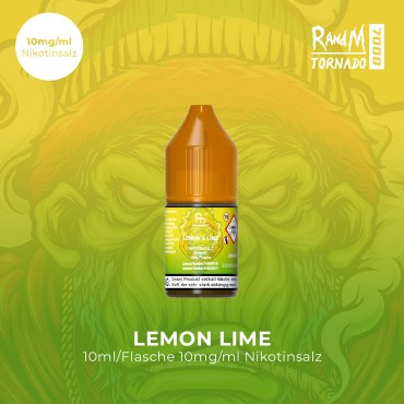 RandM Tornado 7000 - Lemon Lime - E-Liquid - Nikotinsalz - 10 mg