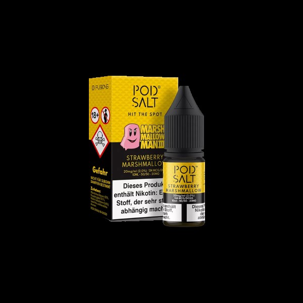 Pod Salt Fusion - E-Liquid - Nikotinsalz - Marshmallow Man 3 - 10 ml - 20 mg