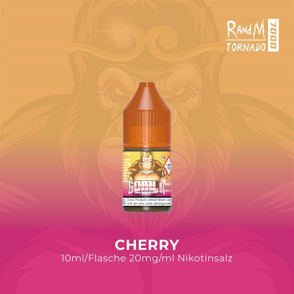 RandM Tornado 7000  - Cherry - E-Liquid - Nikotinsalz - 20 mg