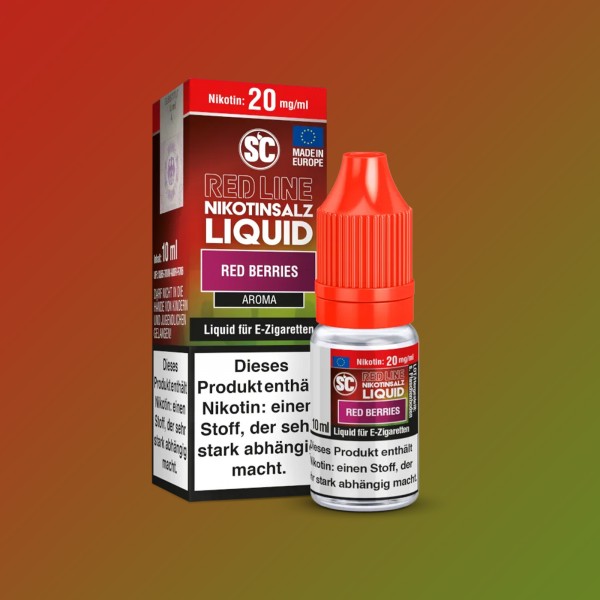 SC - E-Liquid - Nikotinsalz - Red Line - Red Berries - 10 ml - 20 mg