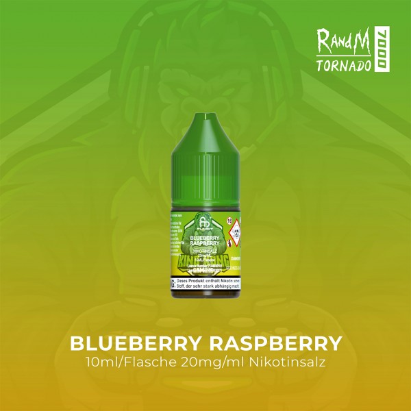RandM Tornado 7000 - Blueberry Raspberry - E-Liquid - Nikotinsalz - 20 mg