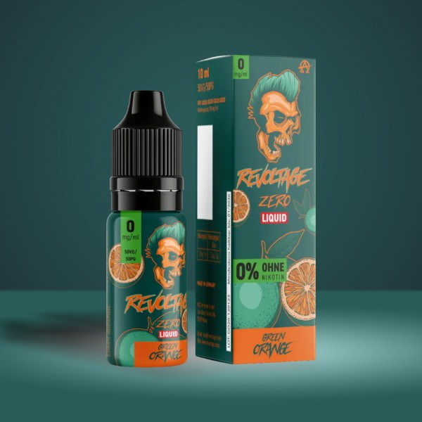 Revoltage - E-Liquid - Nikotinsalz - Green Orange - 10 ml - 0 mg
