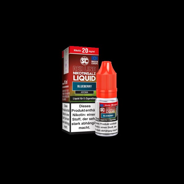 SC - E-Liquid - Nikotinsalz - Red Line - Blueberry - 10 ml - 20 mg