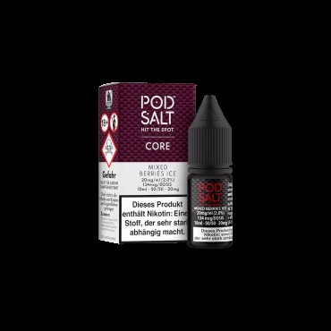 Pod Salt Core - E-Liquid - Nikotinsalz - Mixed Berries Ice - 10 ml - 20 mg Pod Salt Core - E-Liquid - Nikotinsalz - Mixed Berries Ice - 10 ml - 20 mg