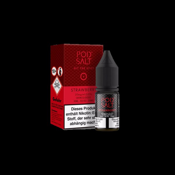 Pod Salt Core - E-Liquid - Nikotinsalz - Strawberry - 10 ml - 20 mg