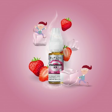 Elf Bar - ElfliQ - E-Liquid - Nikotinsalz - Strawberry Ice - 20 mg Elf Bar - ElfliQ - E-Liquid - Nikotinsalz - Strawberry Ice - 20 mg