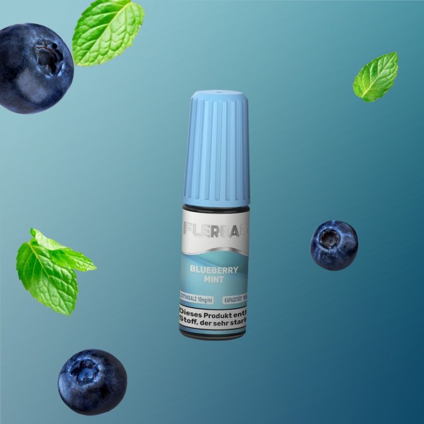 Flerbar - E-Liquid - Nikotinsalz - Blueberry Mint - 10ml - 10 mg