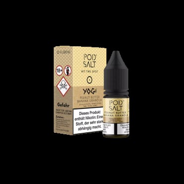 Pod Salt Fusion - E-Liquid - Nikotinsalz - Peanut Butter Banana Granola - 10 ml - 20 mg Pod Salt Fusion - E-Liquid - Nikotinsalz - Peanut Butter Banana Granola - 10 ml - 20 mg