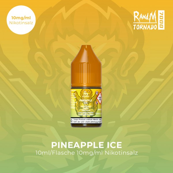 RandM Tornado 7000 - Pineapple Ice - E-Liquid - Nikotinsalz - 10 mg
