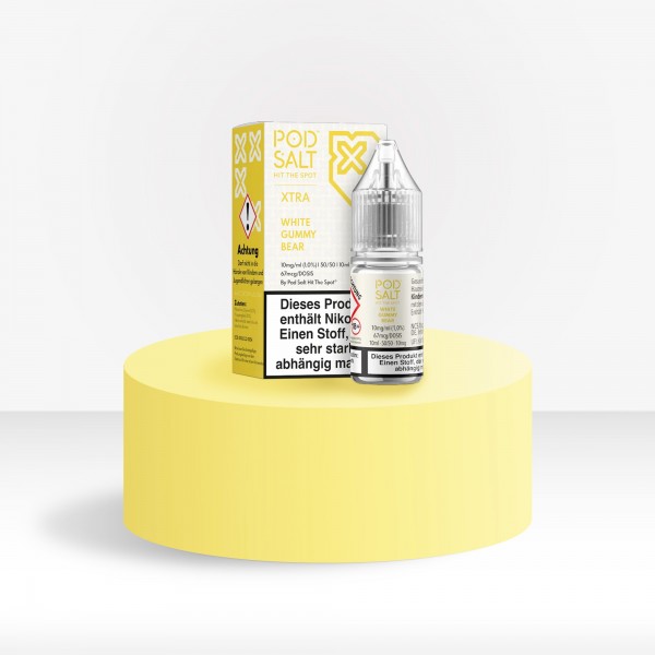 Pod Salt Xtra - E-Liquid - Nikotinsalz - White Gummy Bear - 10 ml - 10 mg