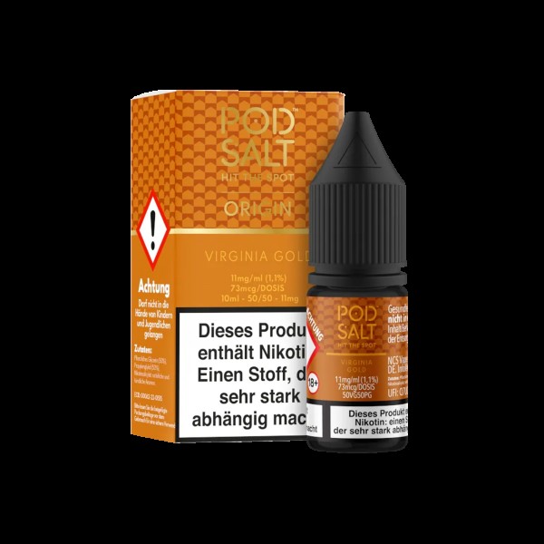 Pod Salt Origin - Virginia Gold - 10 ml - 11 mg