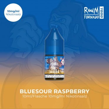 RandM Tornado 7000 - Bluesour Raspberry  - E-Liquid - Nikotinsalz - 10 mg