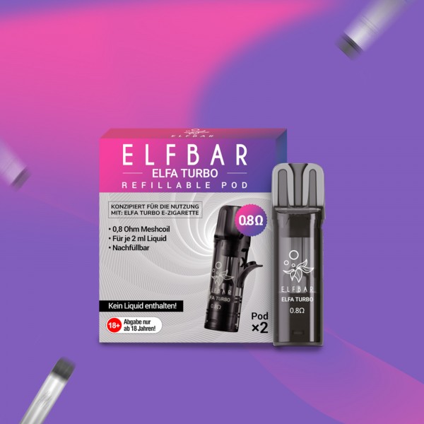 Elf Bar - ELFA - Turbo - Leerpod - 2er Pack