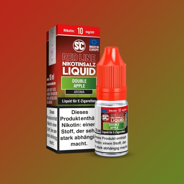 SC - E-Liquid - Nikotinsalz - Red Line - Double Apple - 10 ml - 10 mg