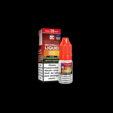SC - E-Liquid - Nikotinsalz - Red Line - Orange Vanilla - 10 ml - 20 mg