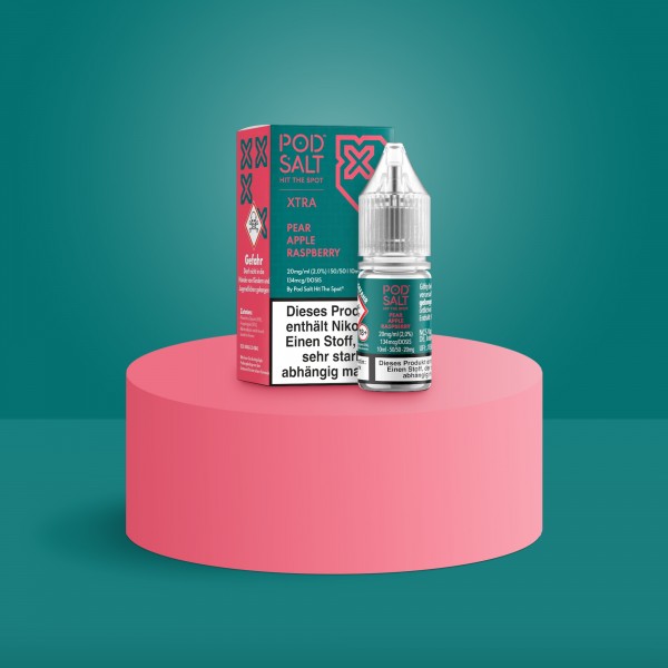 Pod Salt Xtra - E-Liquid - Nikotinsalz - Pear Apple Raspberry - 10 ml - 20 mg