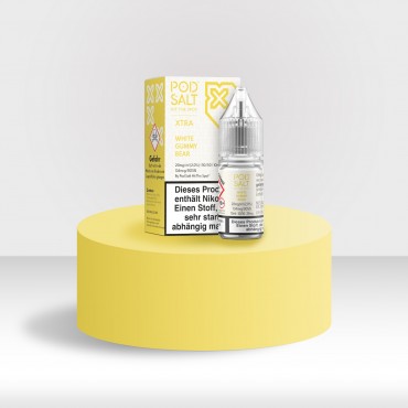 Pod Salt Xtra - E-Liquid - Nikotinsalz - White Gummy Bear - 10 ml - 20 mg Pod Salt Xtra - E-Liquid - Nikotinsalz - White Gummy Bear - 10 ml - 20 mg