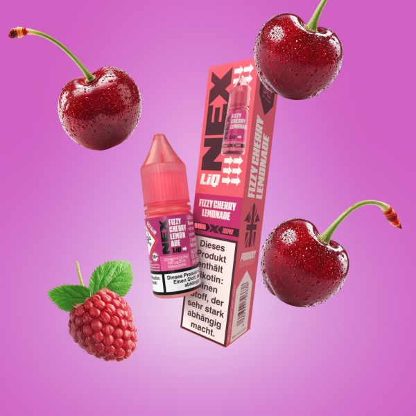 NexLiq - Pod Salt- NicSalt - Fizzy Cherry Lemonade - 10 ml - 0 mg