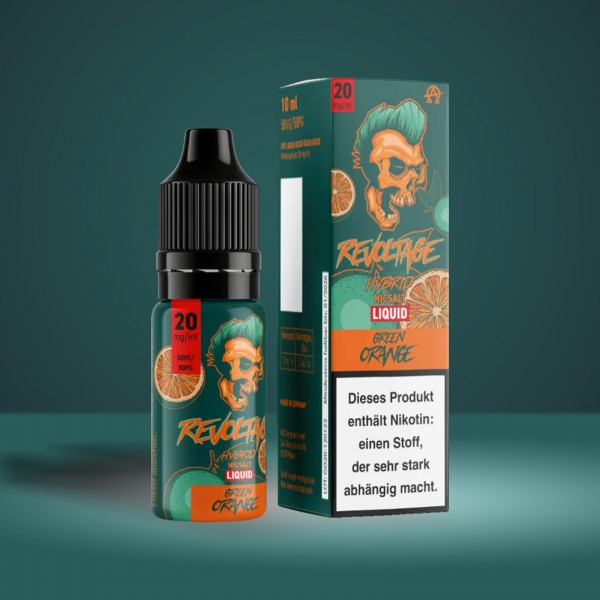 Revoltage - E-Liquid - Nikotinsalz - Green Orange - 10 ml - 20 mg
