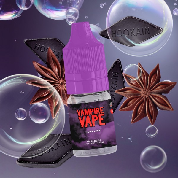 Vampire Vape - E-Liquid - Black Jack - 10 ml - 12 mg