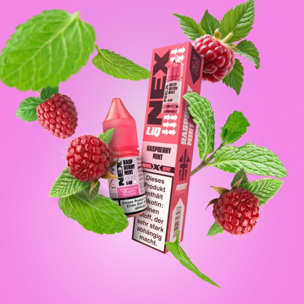 NexLiq - Pod Salt- NicSalt - Raspberry Mint - 10 ml - 10 mg