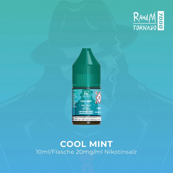 RandM Tornado 7000 - Cool Mint - E-Liquid - Nikotinsalz - 20 mg