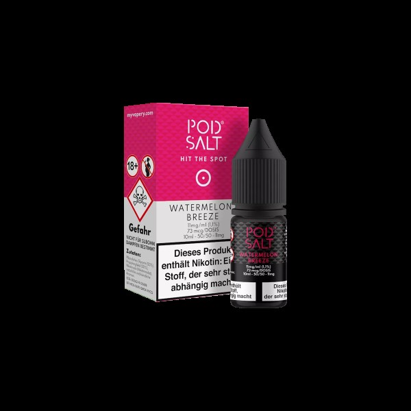 Pod Salt Core - E-Liquid - Nikotinsalz - Watermelon Breeze - 10 ml - 11 mg