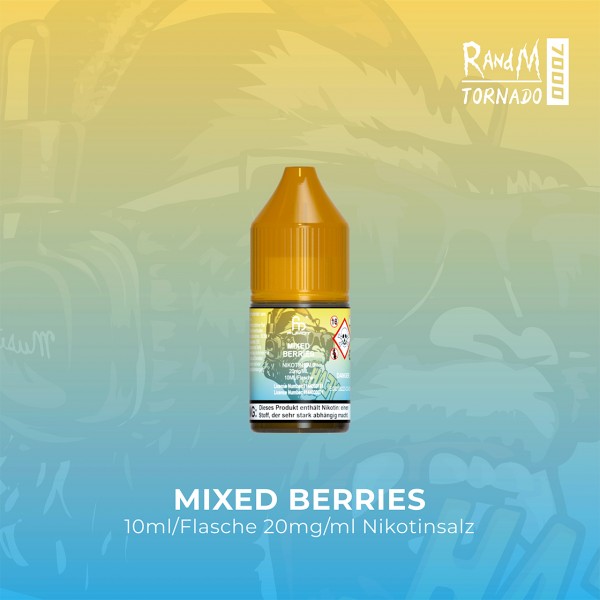 RandM Tornado 7000 - Mixed Berries - E-Liquid - Nikotinsalz - 20 mg