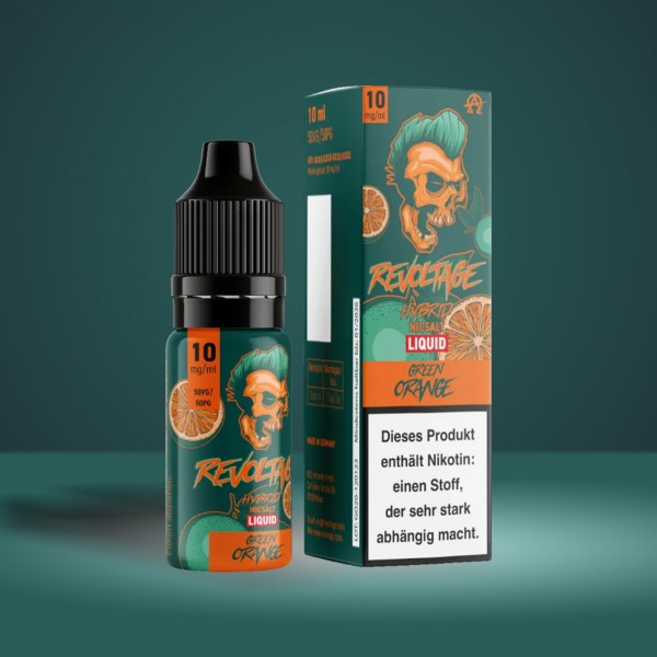 Revoltage - E-Liquid - Nikotinsalz - Green Orange - 10 ml - 10 mg