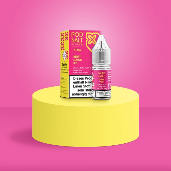 Pod Salt Xtra - E-Liquid - Nikotinsalz - Berry Lemon Ice - 10 ml - 20 mg