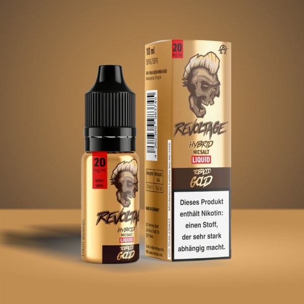 Revoltage - E-Liquid - Nikotinsalz - Tobacco Gold - 10 ml - 20 mg