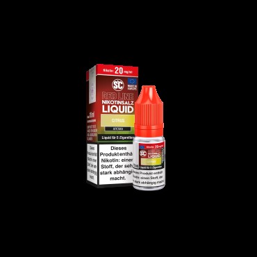 SC - E-Liquid - Nikotinsalz - Red Line - Citrus - 10 ml - 20 mg SC - E-Liquid - Nikotinsalz - Red Line - Citrus - 10 ml - 20 mg