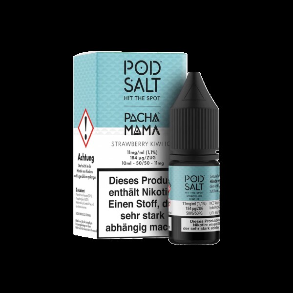 Pod Salt Fusion - Strawberry Kiwi Ice - 10 ml - 11 mg