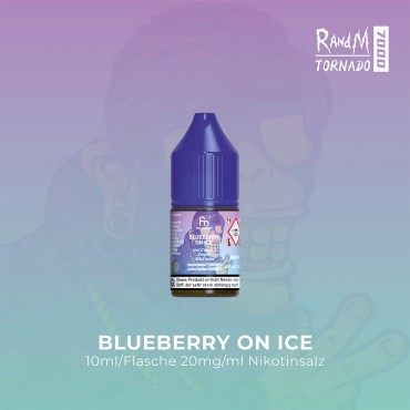 RandM Tornado 7000 - Blueberry on Ice - E-Liquid - Nikotinsalz - 20 mg