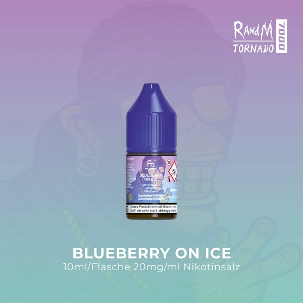 RandM Tornado 7000 - Blueberry on Ice - E-Liquid - Nikotinsalz - 20 mg
